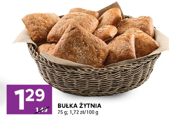 Bułka żytnia promocja w Stokrotka