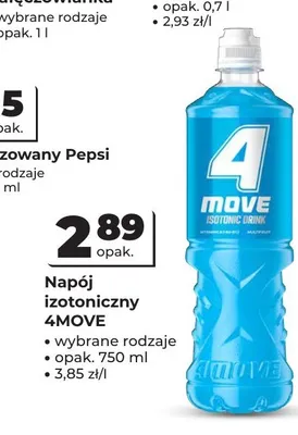 Napój izotoniczny 4MOVE promocja w Odido