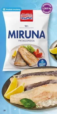 Miruna patagońska filet Abramczyk promocja w Dino