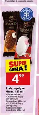 Lody na patyku Grand promocja w Twój Market