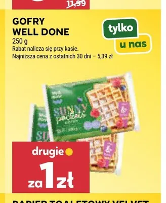 Gofry WELL DONE promocja w Stokrotka