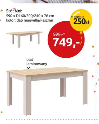 Stół Net promocja w Black Red White