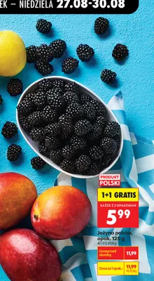 Jeżyny polskie promocja w Biedronka