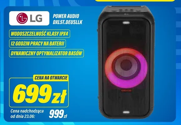 Power Audio LG DXL5T.DEUSLLK promocja w RTV EURO AGD