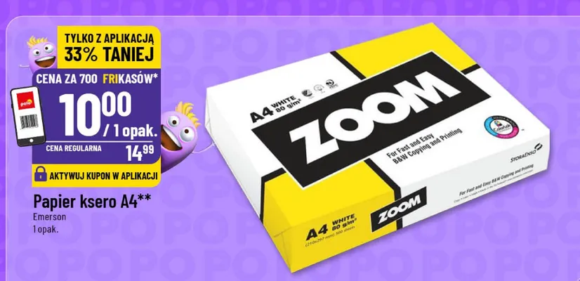 Papier ksero A4 promocja w POLOmarket