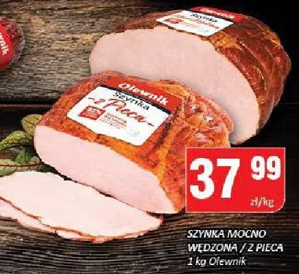 Szynka mocno wędzona z 2 pleca promocja w Chorten