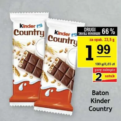 Baton Kinder Country promocja w Gram Market