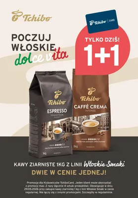 Kawa ziarnista Tchibo Espresso Milano Style Elegant promocja w Tchibo