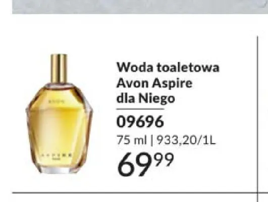 Woda toaletowa Avon Aspire dla Niego promocja w AVON