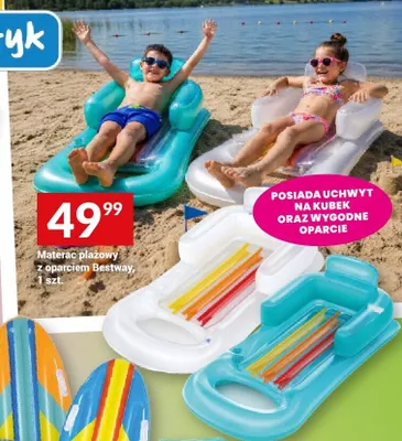 Materac plażowy z oparciem Bestway promocja w Twój Market