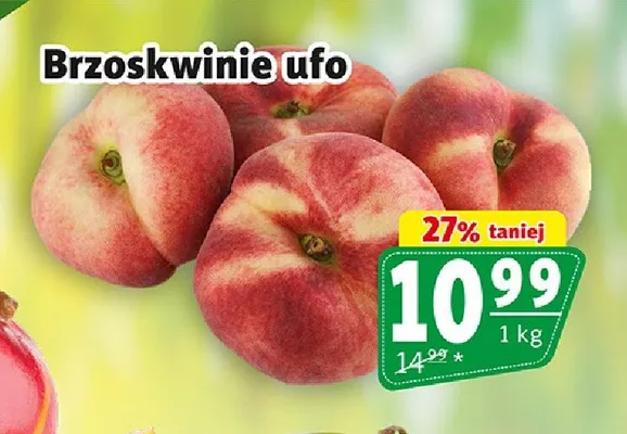 Brzoskwinie ufo promocja w Prim Market