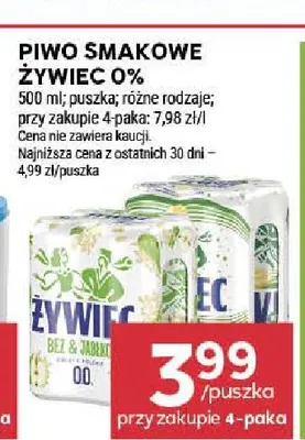Piwo bezalkoholowe smakowe Żywiec promocja w Stokrotka