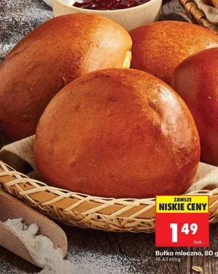 Bułka mleczna promocja w Biedronka