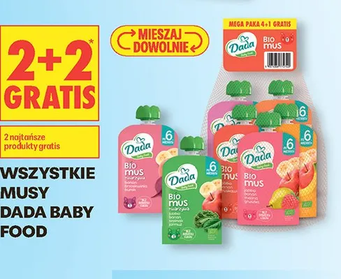 Musy Dada Baby Food promocja w Biedronka
