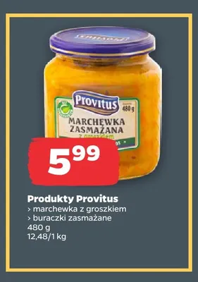 Buraczki zasmażane Provitus promocja w Netto
