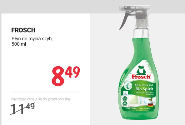 Płyn do mycia szyb promocja w Rossmann
