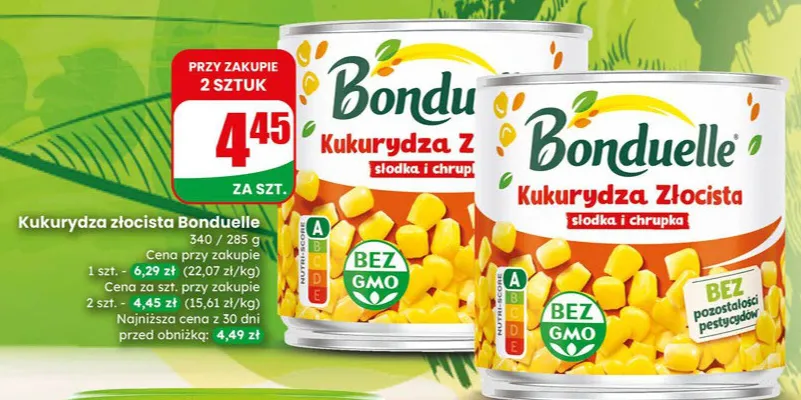 Kukurydza złocista promocja w Dino
