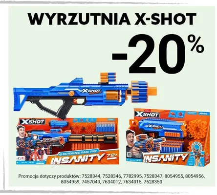 Wyrzutnia X-SHOT promocja w Smyk
