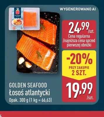 Łosoś atlantycki Golden Seafood promocja w Aldi