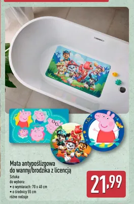 Mata antypoślizgowa do brodzika z licencją promocja w Aldi