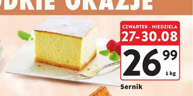 Sernik promocja w Intermarche