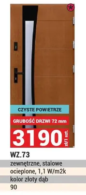 Drzwi WZ.73 promocja w Merkury Market
