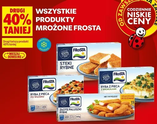 Produkty mrożone Frosta promocja w Biedronka