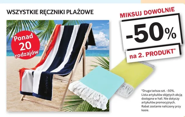 Ręczniki plażowe promocja w Selgros