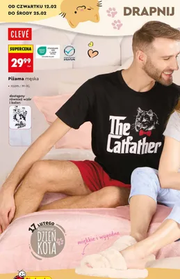 Piżama męska promocja w Biedronka