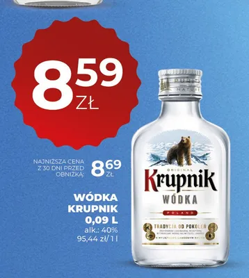 Wódka Krupnik promocja w Duży Ben