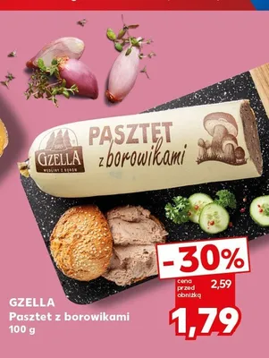Pasztet z borowikami Gzella promocja w Kaufland