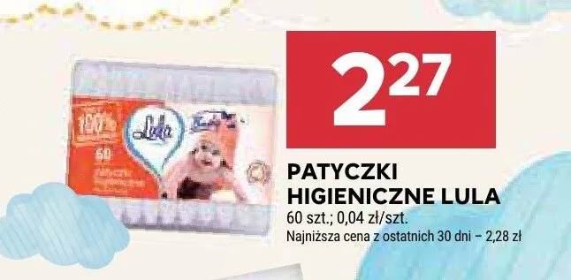 Patyczki higieniczne promocja w Stokrotka