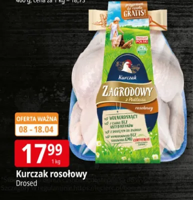 Kurczak rosołowy promocja w Leclerc