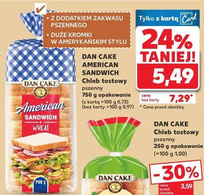 Chleb tostowy pszenny promocja w Kaufland