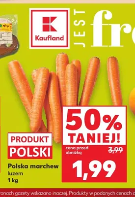 Marchew polska promocja w Kaufland
