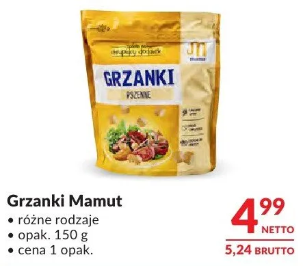 Grzanki Mamut promocja w Makro