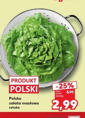 Sałata masłowa polska promocja w Kaufland