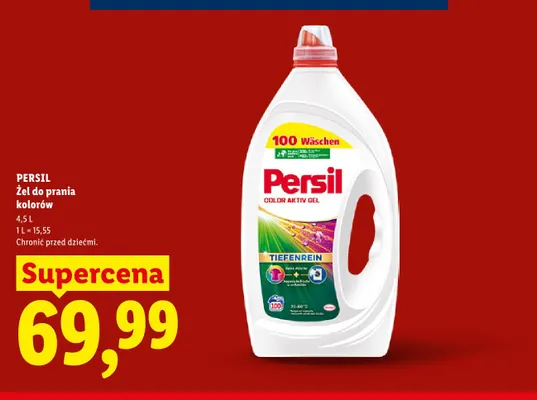 Żel do prania kolorów Persil promocja w Lidl