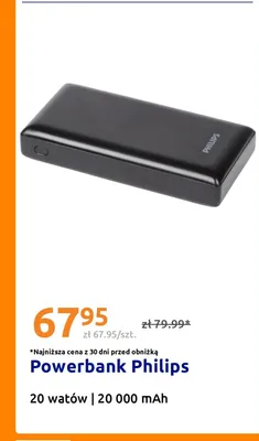 Powerbank Philips 20 000mAh promocja w Action