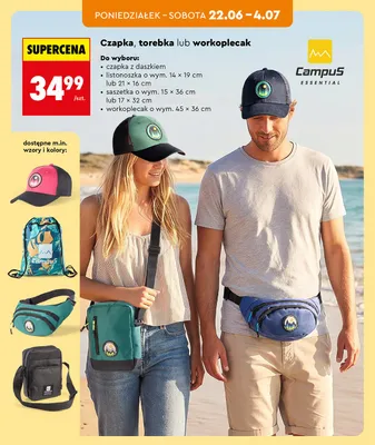 Saszetka Campus Essential promocja w Biedronka