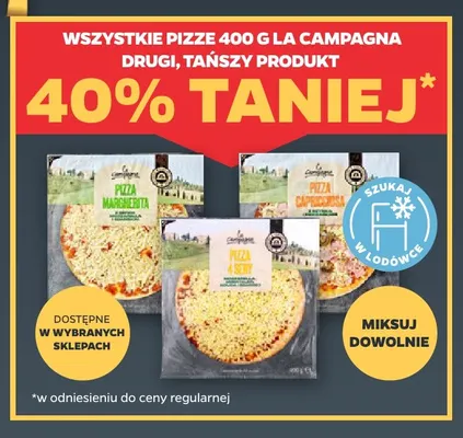 Pizza Margherita La Campagna promocja w Netto