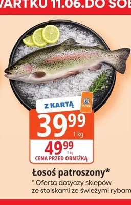 Łosoś atlantycki patroszony promocja w Leclerc