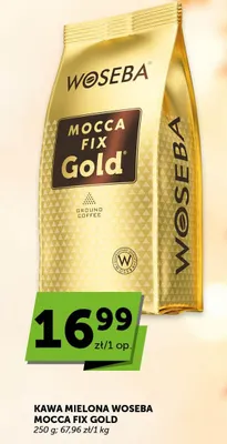 Kawa mielona Woseba Mocca Fix Gold promocja w Euro Sklep