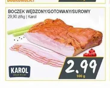 Boczek surowy Karol promocja w Słoneczko
