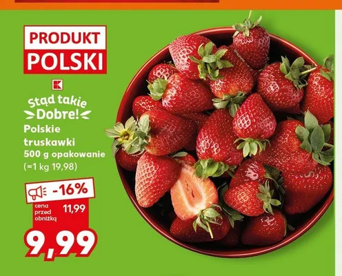 Truskawki polskie promocja w Kaufland