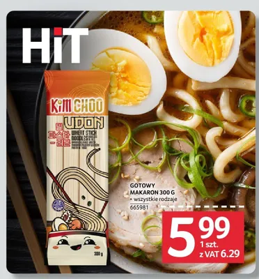 Gotowy makaron Udon Kim Choo promocja w Selgros