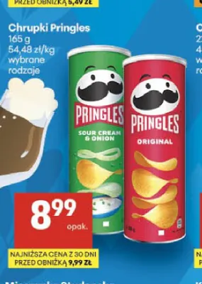 Chrupki Pringles promocja w Delikatesy Centrum