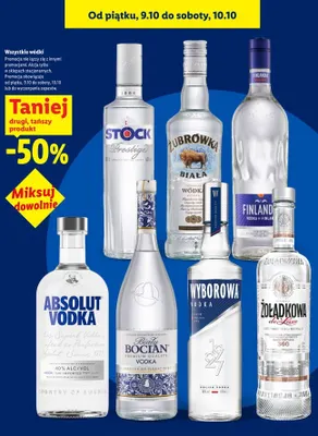 Wódki promocja w Lidl