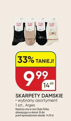 Skarpety damskie promocja w Chata Polska