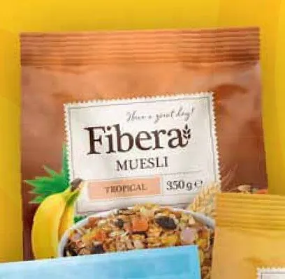 Muesli tropikalne Fibera promocja w Stokrotka